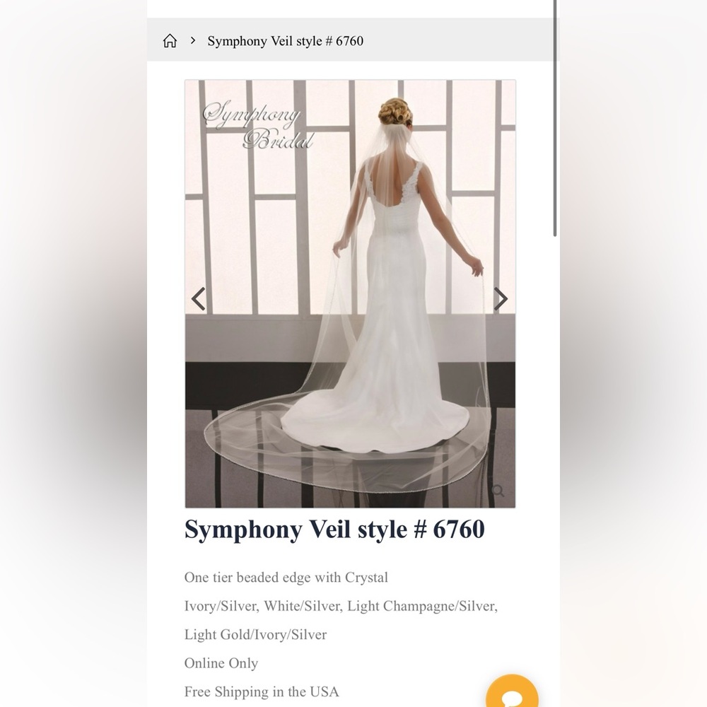 Symphony Bridal Veil